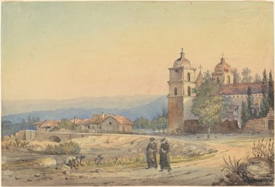 Church of Santa Barbara by British 19th Century