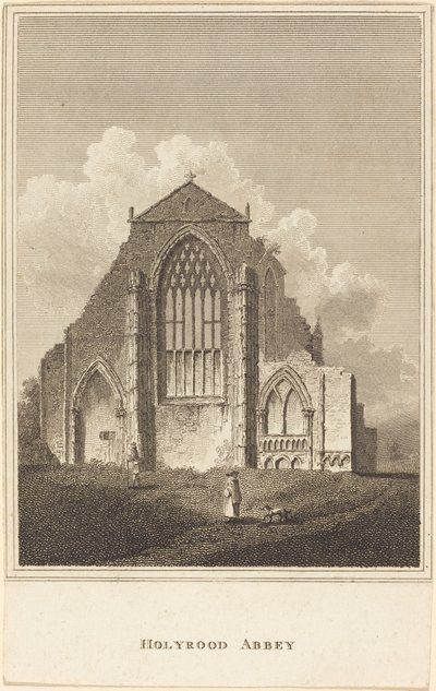 Holyrood Abbey by British 19th Century