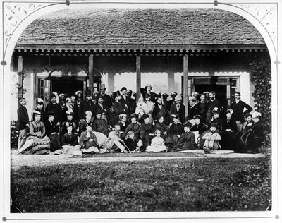 Group - Government House by British Photographer