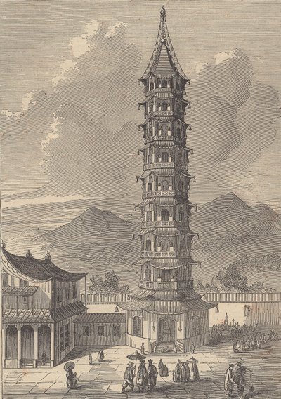 Porcelain Tower of Nanjing by British School