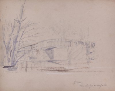 Single span railway bridge by British School