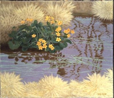 Marsh Marigolds by Bror Lindh