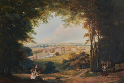 Vignette View of Maidstone from the South by Brothers Alfred