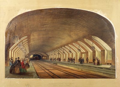 Metropolitan Railway, Baker Street Station by Brothers Kell