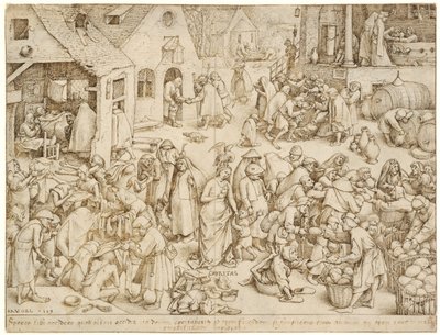 Charity, 1559 by Bruegel