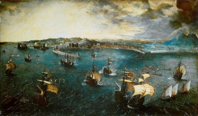 View of the bay of Naples, ca 1550-1565 by Bruegel