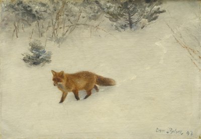 The Fox by Bruno Andreas Liljefors