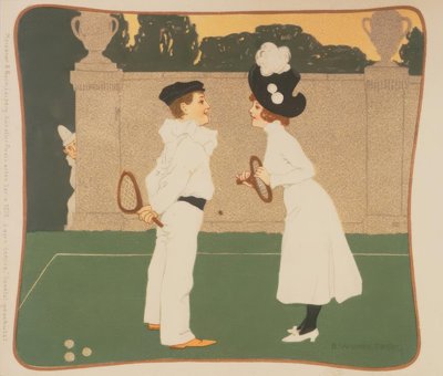 Acquaintance on the Tennis Court by Brynolf Wennerberg