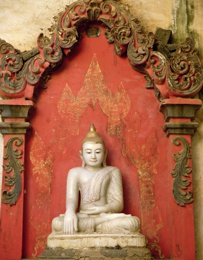 Seated Buddha in meditation by Burmese School