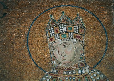 Empress Zoe in Hagia Sophia by Byzantine