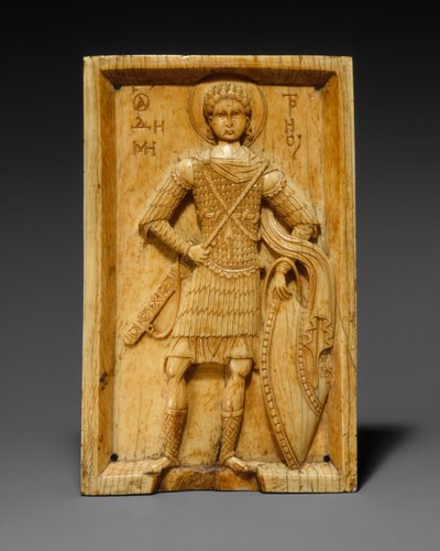 Icon with Saint Demetrios by Byzantine