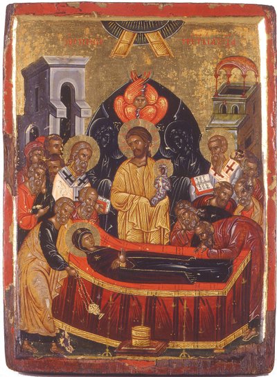 The Dormition of the Virgin by Byzantine