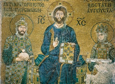 The Zoe Mosaic, Hagia Sophia, Istanbul by Byzantine