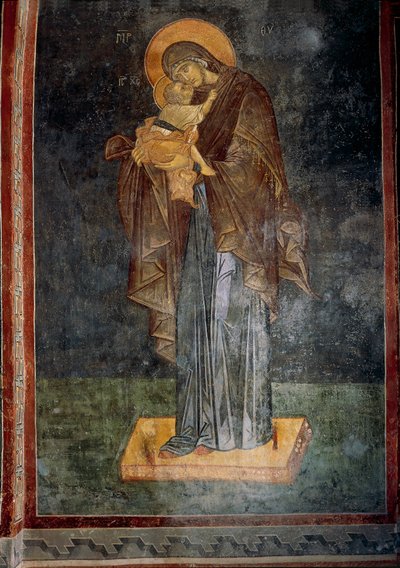 Virgin and Child by Byzantine Byzantine
