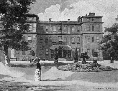 Marlborough House, from the garden, 1863 by C.A. Wilkinson