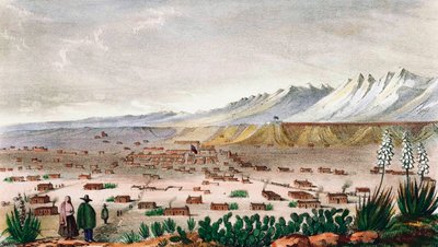Santa Fe, New Mexico, circa 1848 by C.B. Graham