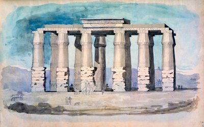 Ancient Egyptian temple, Egypt by CH Smith