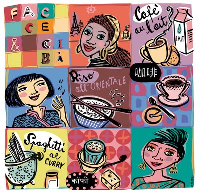 Faces and Foods by COSTANZA FAVERO