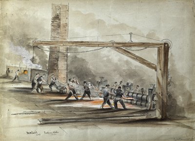 Dowlais Rolling Mills by C.W. Campion