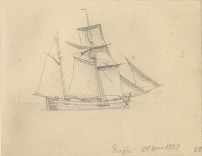 En Kuf by Christoffer Wilhelm Eckersberg