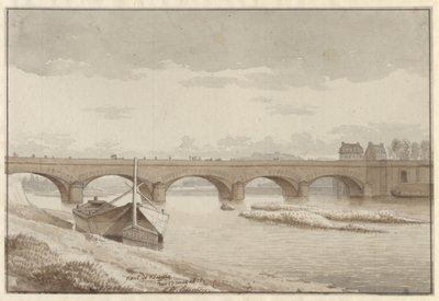 The Seine Bridge at Neuilly, Paris, May 13, 1812 by Christoffer Wilhelm Eckersberg