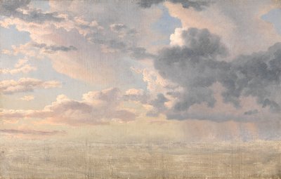 Study of Clouds over the Sound by Christoffer Wilhelm Eckersberg