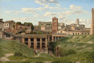 View of the Cloaca Maxima, Rome, 1814 by Christoffer Wilhelm Eckersberg