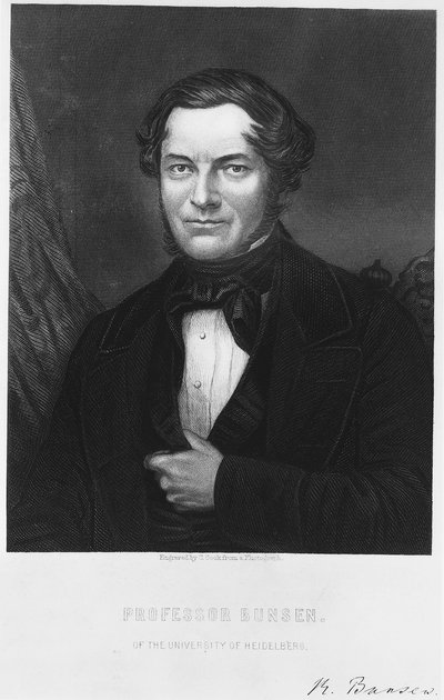 Robert Bunsen, German chemist by C. Cook