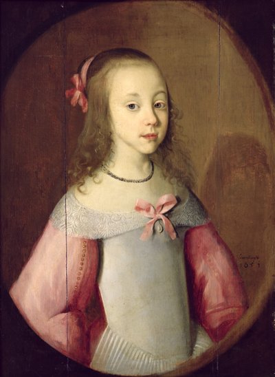 Portrait of a Young Girl, 1651 by C. Hastenburg