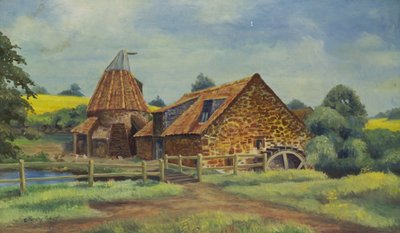 Preston Mill, North Berwick by C. Hersley Gilbert