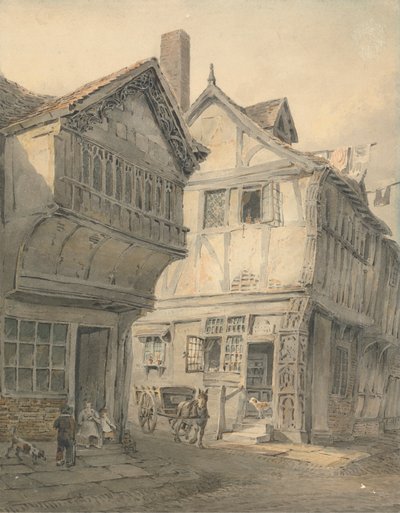 Old Houses at St. Albans by C. John M. Whichelo