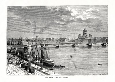 The River Neva, St Petersburg by C. Laplante