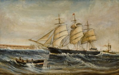 The Agincourt Entering the Tyne by C. Robinson