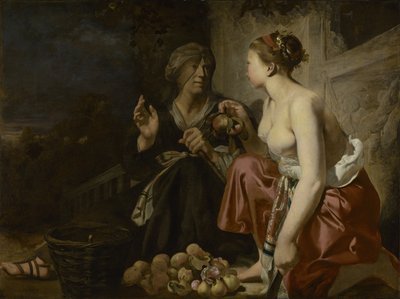 Vertumnus and Pomona by Caesar van Everdingen