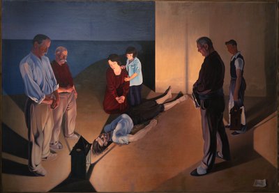 The Shipwrecked by Cagnaccio di San Pietro