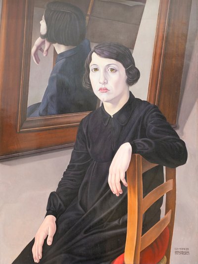 Woman at the Mirror by Cagnaccio di San Pietro