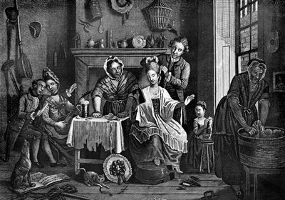 High-Life Below Stairs, 1772 by Caldwell