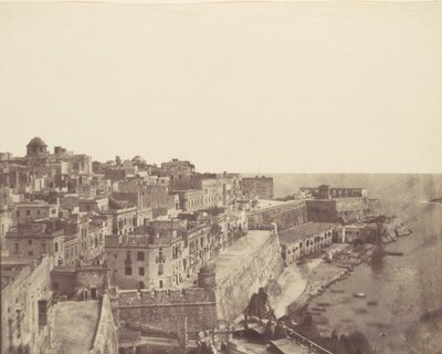 The Harbor at Valletta, Malta by Calvert Jones