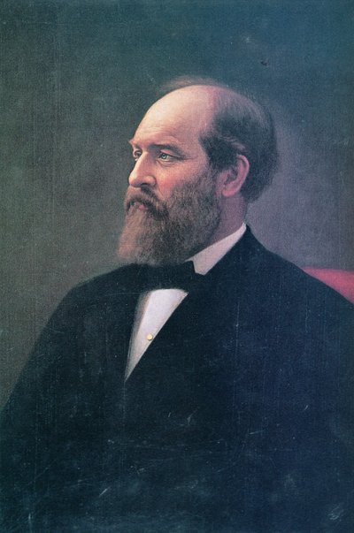 James A. Garfield (1831-81) by Calvin Curtis
