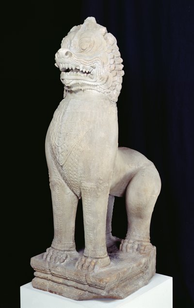 Lion, from Preah Khan, Bayon Style by Cambodian Cambodian