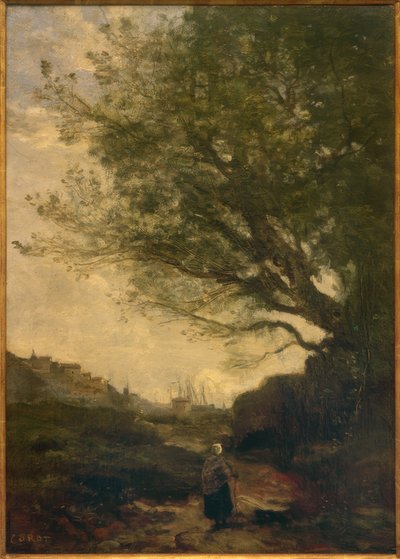 La Rochelle by Jean Baptiste Camille Corot