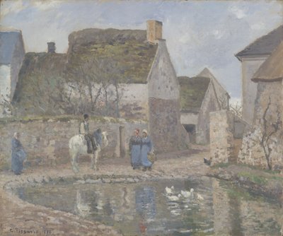 A Pond in Ennery by Camille Jacob Pissarro