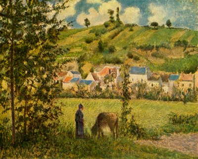 Chaponval, 1880 by Camille Jacob Pissarro