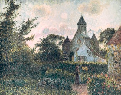 Church Of Knocke by Camille Jacob Pissarro