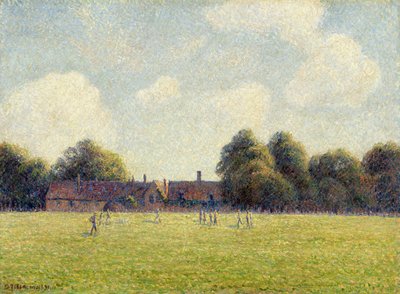 Hampton Court Green, 1891 by Camille Jacob Pissarro