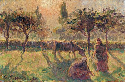 In the Fields, 1890 by Camille Jacob Pissarro