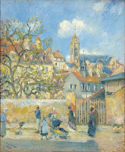 Le Parc aux Charrettes, Pontoise by Camille Jacob Pissarro