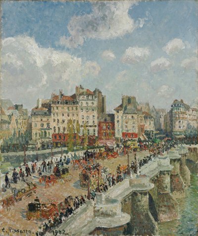 Le Pont Neuf by Camille Jacob Pissarro