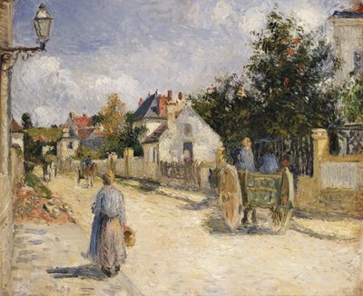 Road in Pontoise by Camille Jacob Pissarro