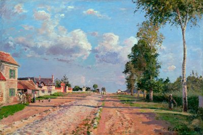 Route de Versailles, Rocquencourt by Camille Jacob Pissarro